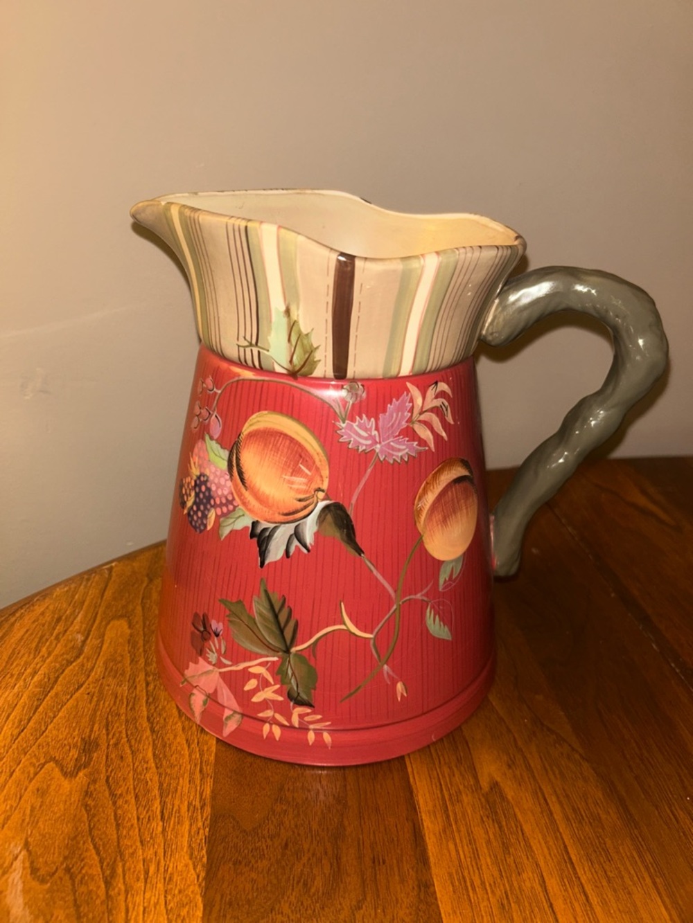 Tracy Porter Octavia Hill 96 oz Dream Delicious Large Decorative Garden Pitcher
